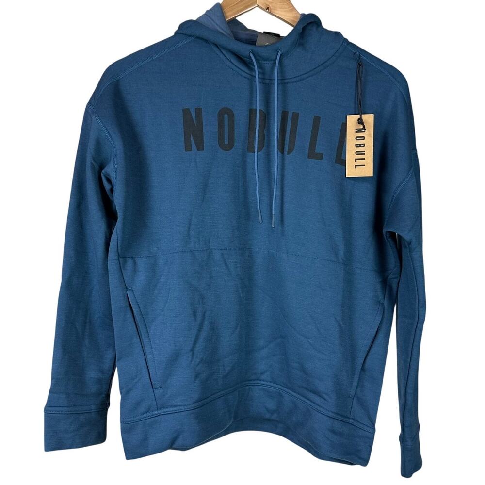Nobull Women's Blue Pull Over Hoodie Size X-Small New With Tags Condition